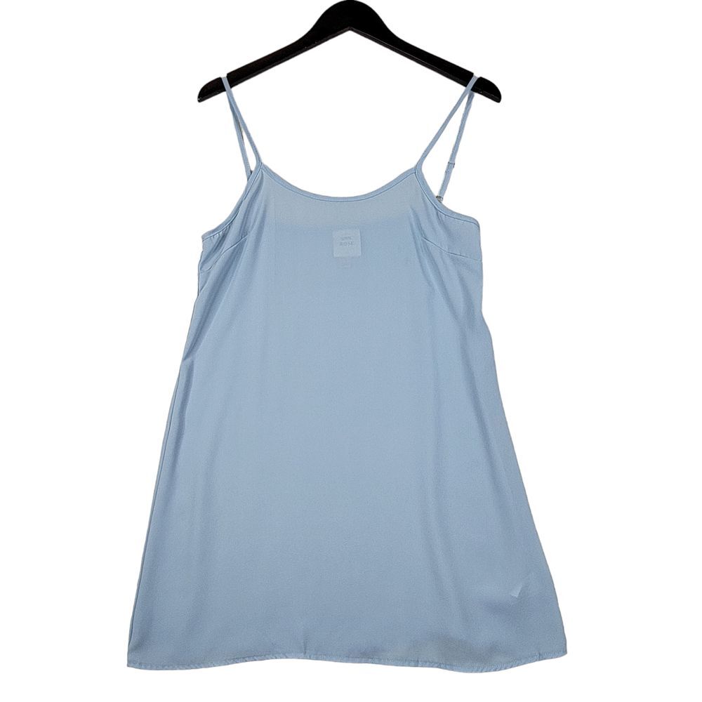 Knox Rose Sleeveless Camisole Tank Top Womens Small Light Blue Sheer